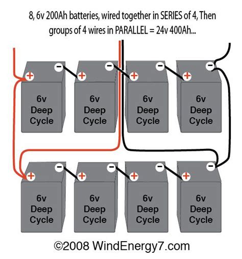 They don't last forever though because the rechargeable batteries in them eventually don't last through the night after a day's charging and they ultimately get to… wiring multiple 6 volt batteries together | ... but NOT ...