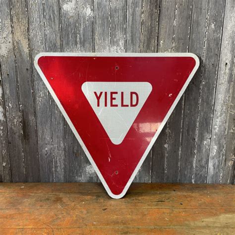 Triangle Yield Road Sign Tramps Prop Hire