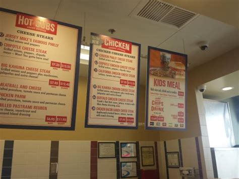 See the complete jersey mike's subs menu here. Menu Boards - Picture of Jersey Mike's Subs, McDonough ...