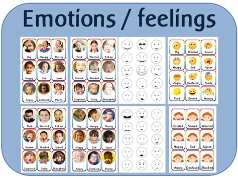 Feelings Emotions Cards Teaching Resources