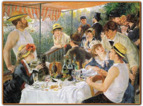 ルノワール 舟遊びの人々の昼食 絵画解説 印象派絵画