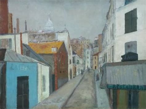 The Passage Cottin Maurice Utrillo Paris Painting Painting Artwork