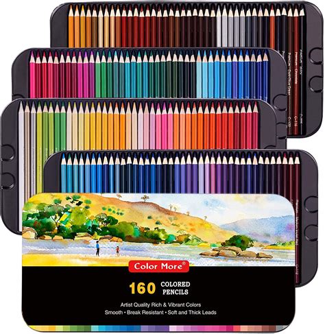 22 Sets De Lápices De Colores Para Crear Materiales De Arte Tradicional