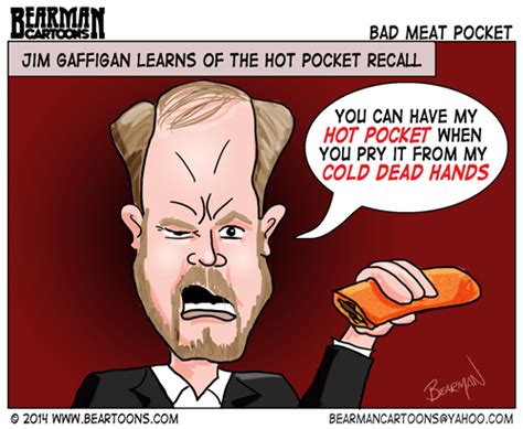 Jim Gaffigan Responds To Hot Pocket Recall Bearman Cartoons