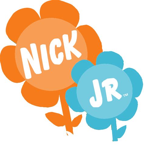 Flat design logo, yellow, text png. Nick Jr Logo - LogoDix