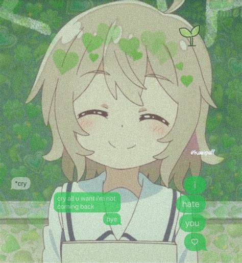 Anime Green Girl Aesthetic