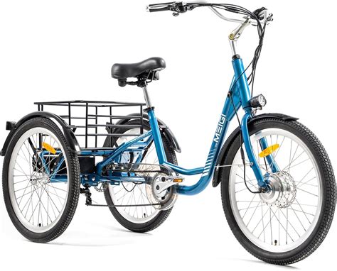 Dwmeigi Adult Electric Tricycles 3 Wheel Electric Bike With 24 Inch