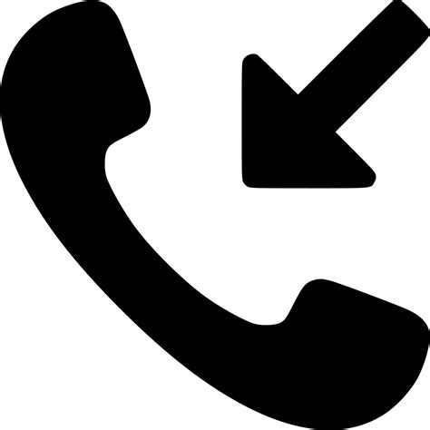 Handset Incoming Call Svg Png Icon Free Download 519733