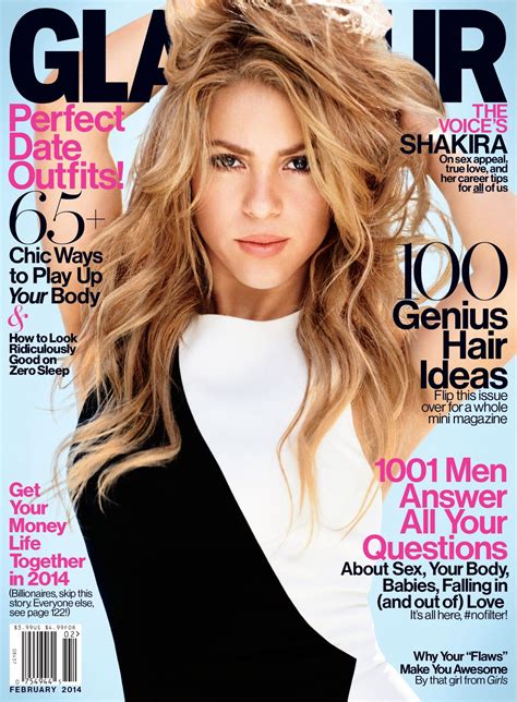 Shakira Glamour Magazine February 2014 Issue Celebmafia