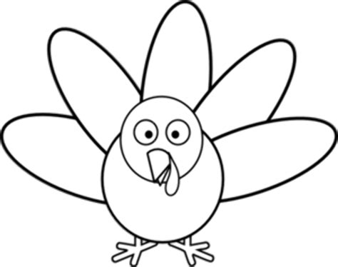 Download High Quality Turkey Clipart Black And White Vector Transparent