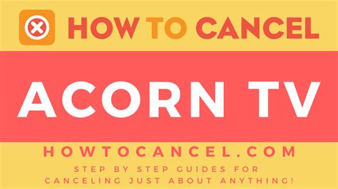 Click switch to free to confirm your action. How to Cancel Acorn TV - How To Cancel