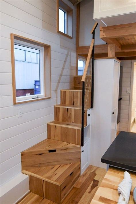 53 Smart Tiny House Loft Stair Ideas Staircase Stairrunner