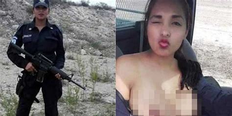 Renuncia mujer policía que se hizo viral por foto en topless