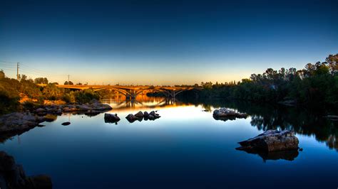 Feel free to send us your own wallpaper and we will consider adding it to appropriate category. Beautiful Nature Wallpaper Big Size #15 with Long Exposure Photo of Bridge on River - HD ...