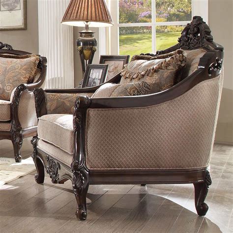 These comfortable sofas & couches will complete your living room decor. Traditional Chenille Fabric Sofa HD 90 | Traditional Sofas