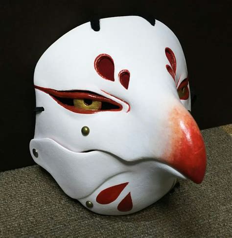 Ninja Bird Mask In 2021 Japanese Mask Cool Masks Bird Masks