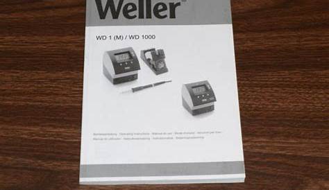 weller wd 1 manual