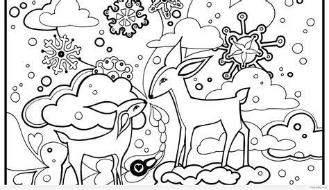 Winter Animal Coloring Pages - BubaKids.com