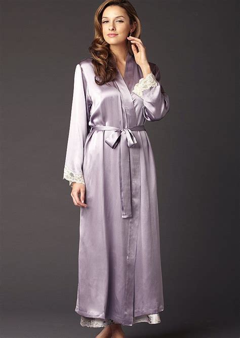 Indulgence Silk Robe Luxury Silk Robe Cotton Night Dress Women Silk Robe Satin Dressing Gown