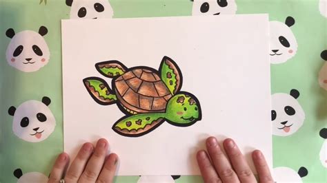 Signup for free weekly drawing tutorials. How to draw a sea turtle - YouTube