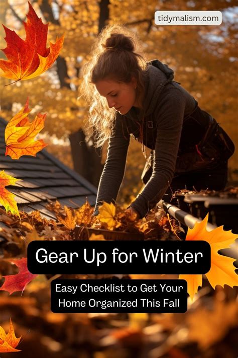 Easy Autumn Home Maintenance Checklist For Fall Organising