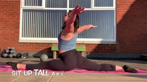 How To Stretch Side Splits For Gymnastics Youtube