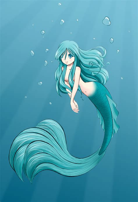 Mermaid Colored By Jakly On Deviantart