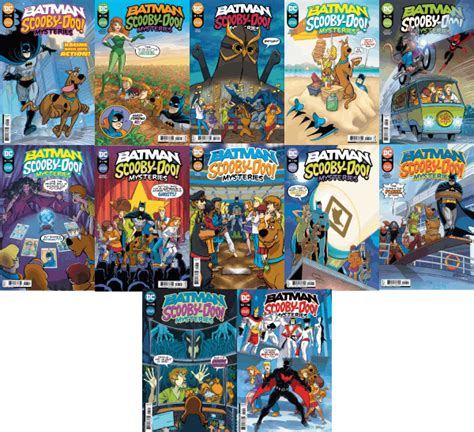 The Batman And Scooby Doo Mysteries 1 12 Complete Run Set Dc Comics To Astonish Comics