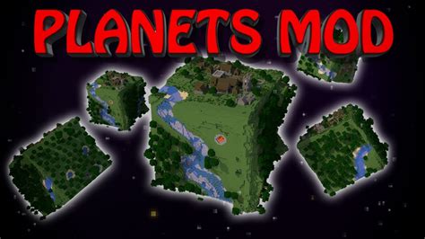 Minecraft Planetoid Mod Showcase Planets Mod Floating Islands