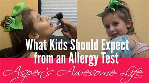 What Kids Should Expect From An Allergy Test Youtube