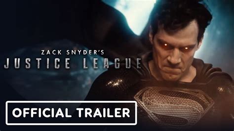 Zack Snyders Justice League Official Trailer 2021 Henry Cavill