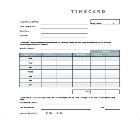 Maybe you would like to learn more about one of these? FREE 16+ Time Card Calculator Templates in PDF | MS Word | Excel