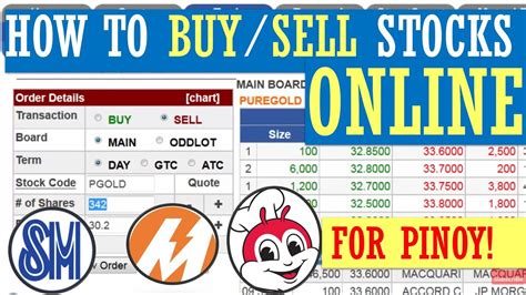This process can take anywhere from few minutes to several weeks. How to buy and sell stocks in Philippine Stock Market for ...