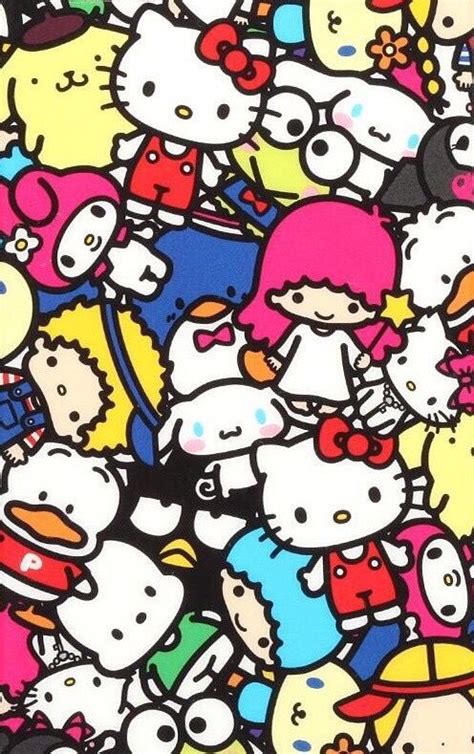 Hello kitty and other sanrio characters. Hello Kitty & Friends | Hello kitty wallpaper, Hello kitty ...