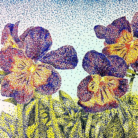Pointillism The Separation Of Colors Into Individual Dots Or Patches