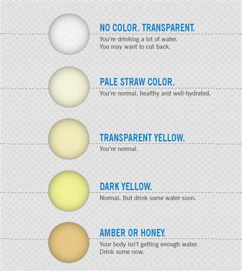 Sample Urine Color Chart Template Words Color Chart Chart Images