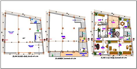 Commercial Building Plan Detail Dwg File Cadbull