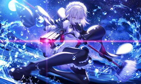 Fgo would like to give everyone a christmas present! Wallpaper : FGO, Saber Alter, Fate Grand Order 2500x1500 ...