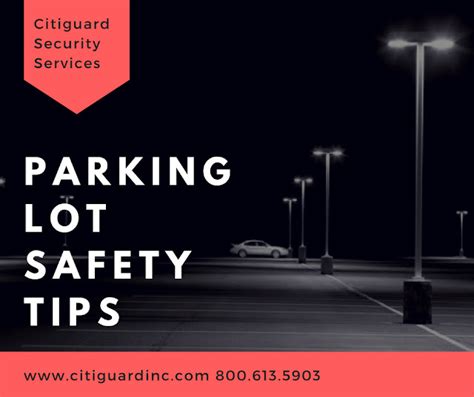 Security Guard Company Los Angeles Parking Lot Safety Tips