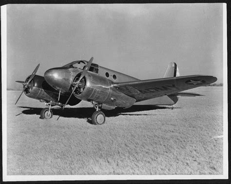 Beechcraft At 10 Twin Engine Advanced Pilot Trainers Kansas Memory