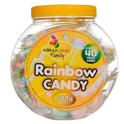 Rainbow Candy Jar Sweet Party Supplies