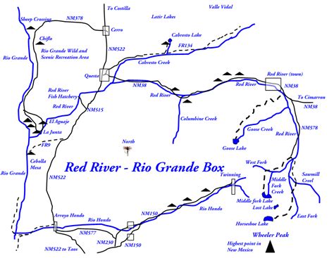 28 Map Of New Mexico Rivers Maps Online For You