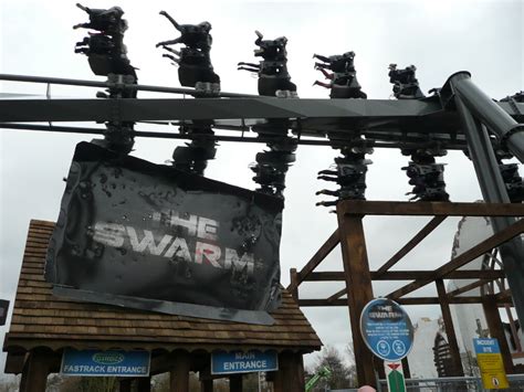 Review The Swarm Roller Coaster At Thorpe Park