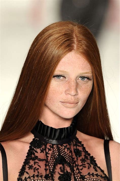 Cintia Dicker Red Freckles Red Headed League Freckle Face Hair