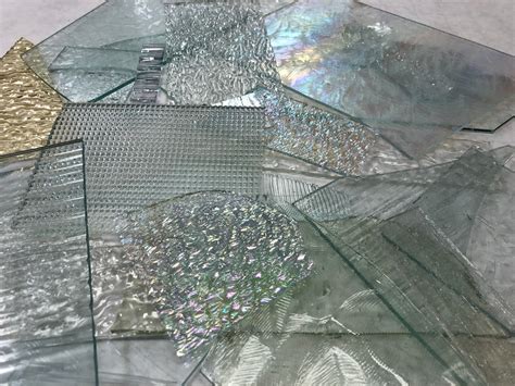 Stained Glass 15 Lbs Clear Texture Scrap Glass Variety Pack Etsy