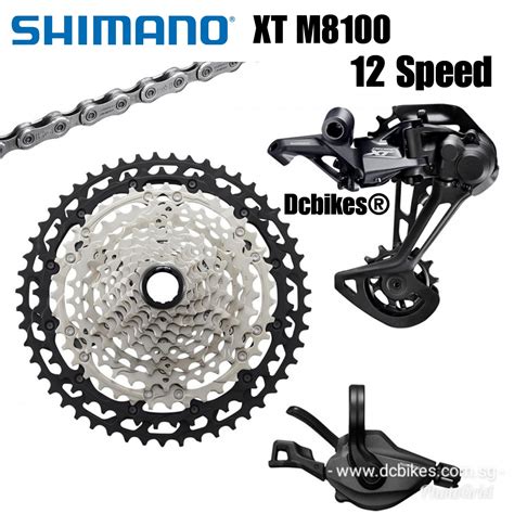 Shimano Xt 12 Speed Derailleur M8100 12s Shifter Chain Mtb 51t M