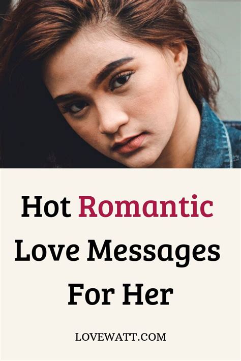 Hot Romantic Love Messages For Her Romantic Love Messages Love