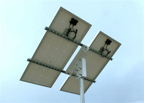 Ground mounts for solar panels. Top of Pole Solar Panel Mount