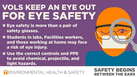 Vols Keep An Eye Out For Safety Environmental Health And Safety