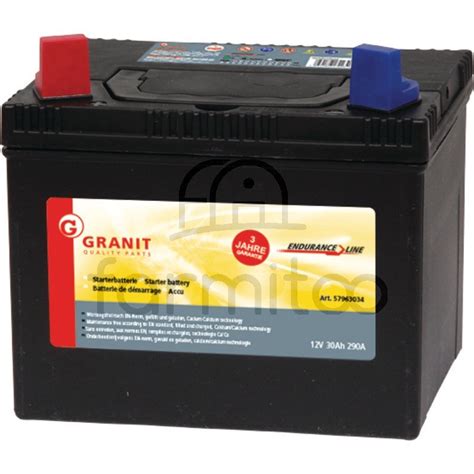 Granit Endurance Line Batterie 12 V 30 Ah John Deere Gp132gbu1 60m